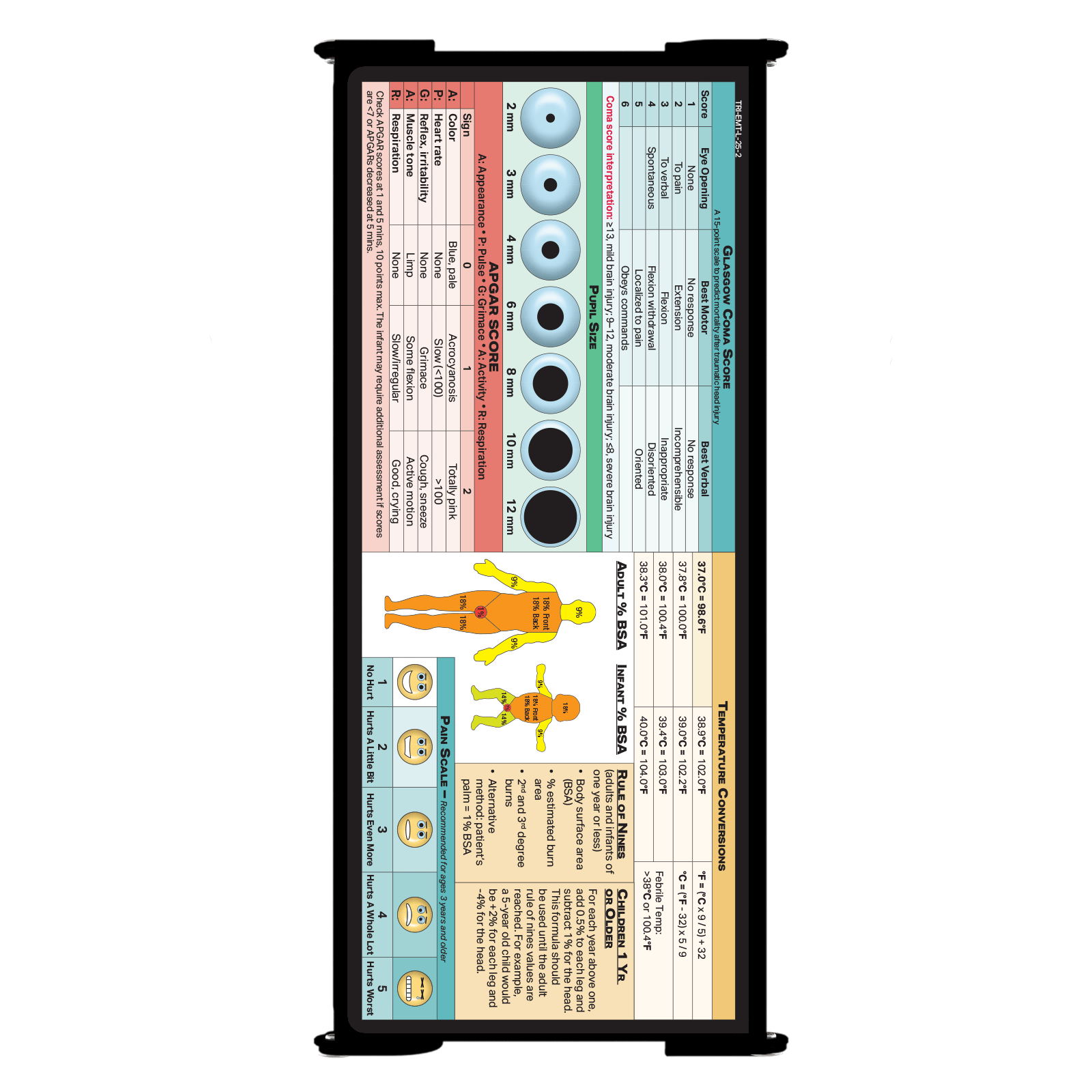 WhiteCoat Clipboard® Trifold - EMT Edition