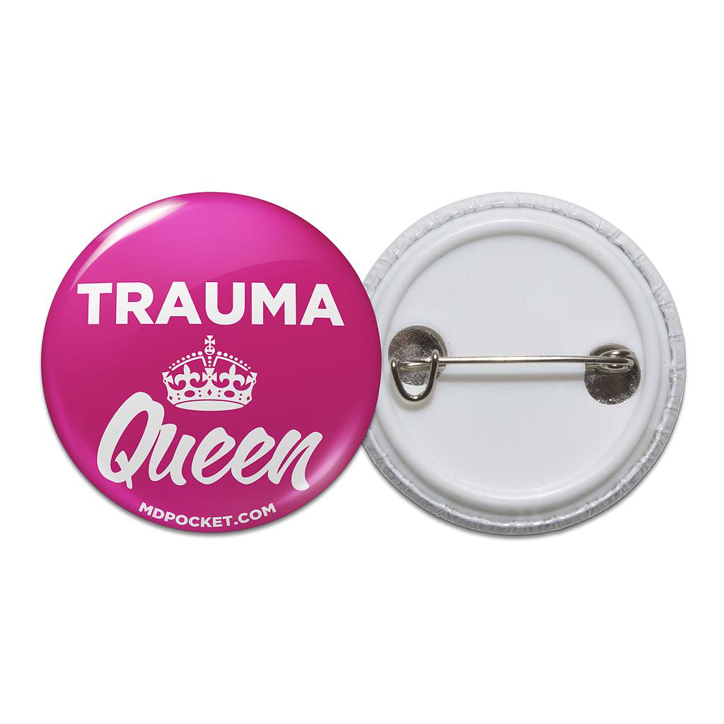 Trauma Queen Button