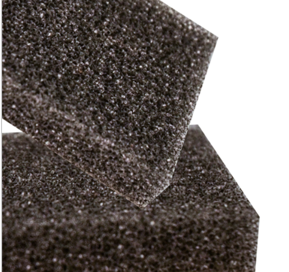 3/8&quot; Solid Charcoal Firm Foam - 80&quot;x72&quot;