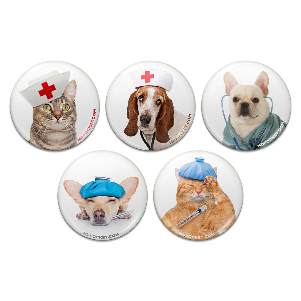 Cats &amp; Dogs Button Pack