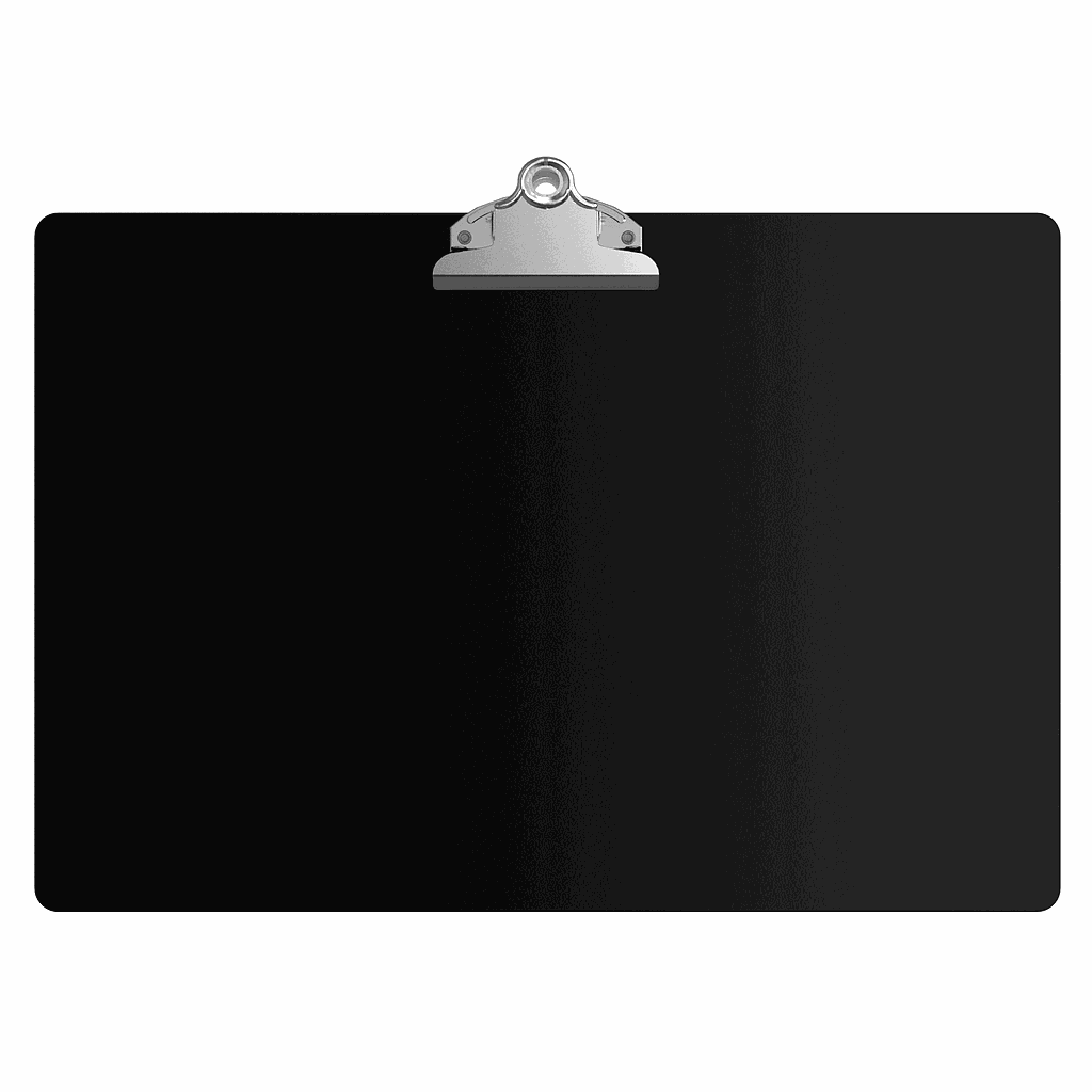 17 x 11 Aluminum Clipboard - Butterfly Clip