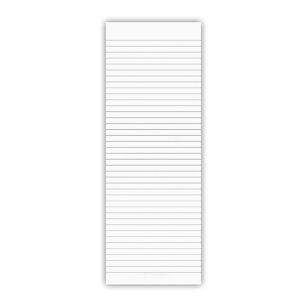 Vertical ISO Clipboard Notepads (3.5&quot; x 10.25&quot;)