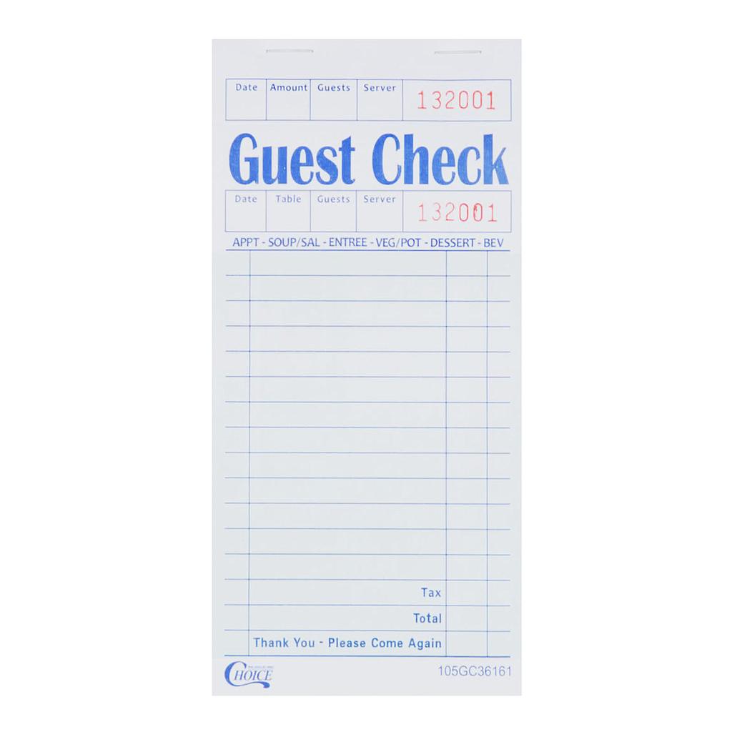 Guest Checkout Notepad