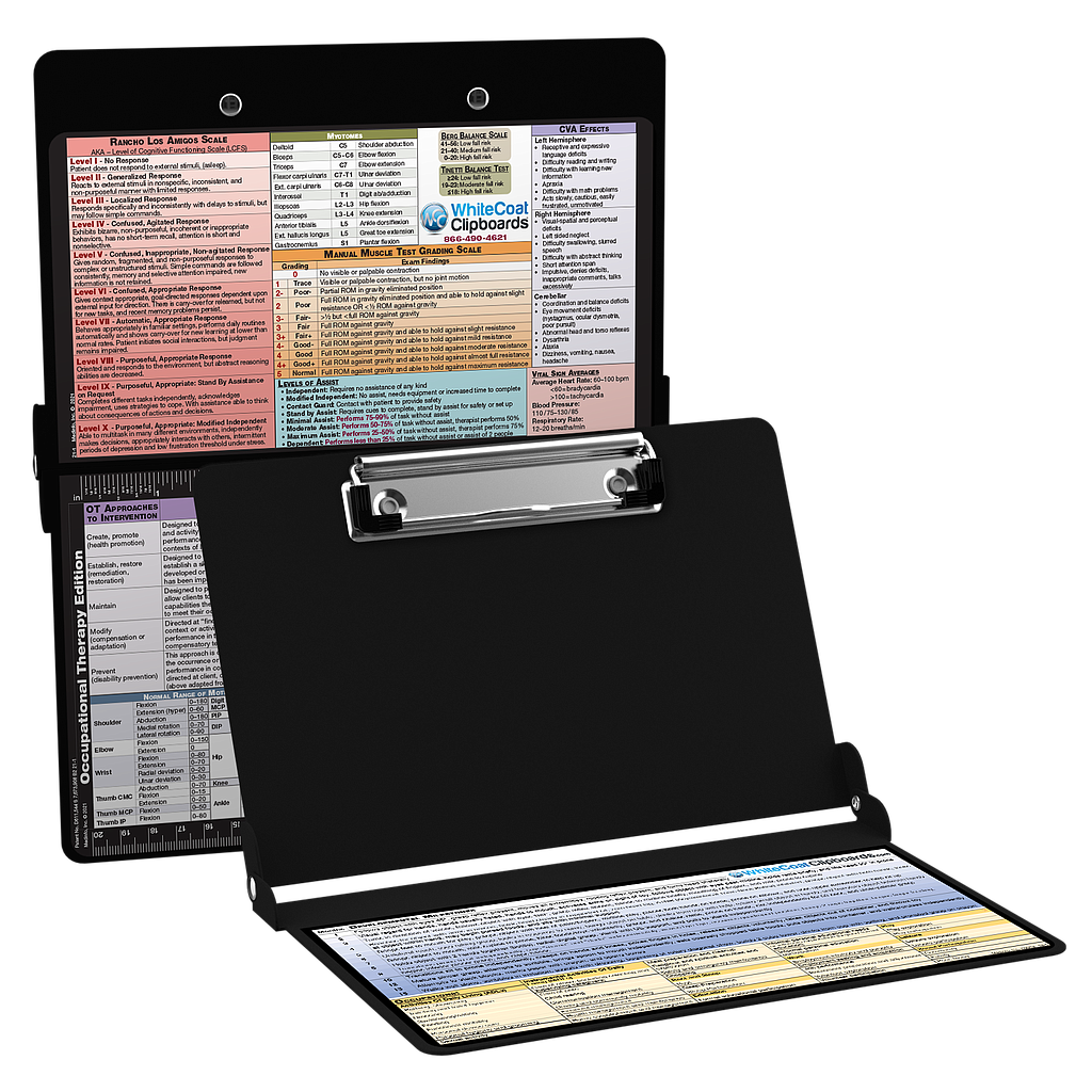 WhiteCoat Clipboard® - Occupational Therapy Edition Army Green