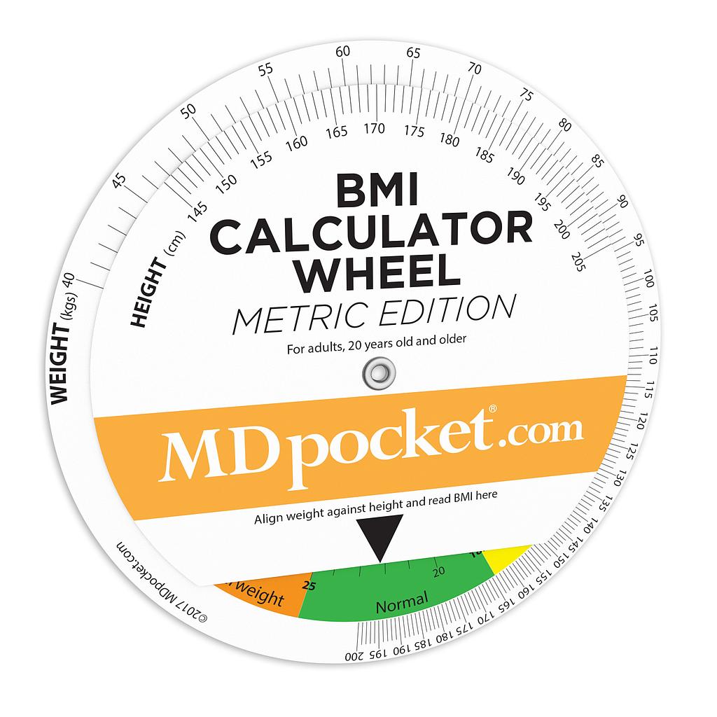 BMI Calculator Wheel