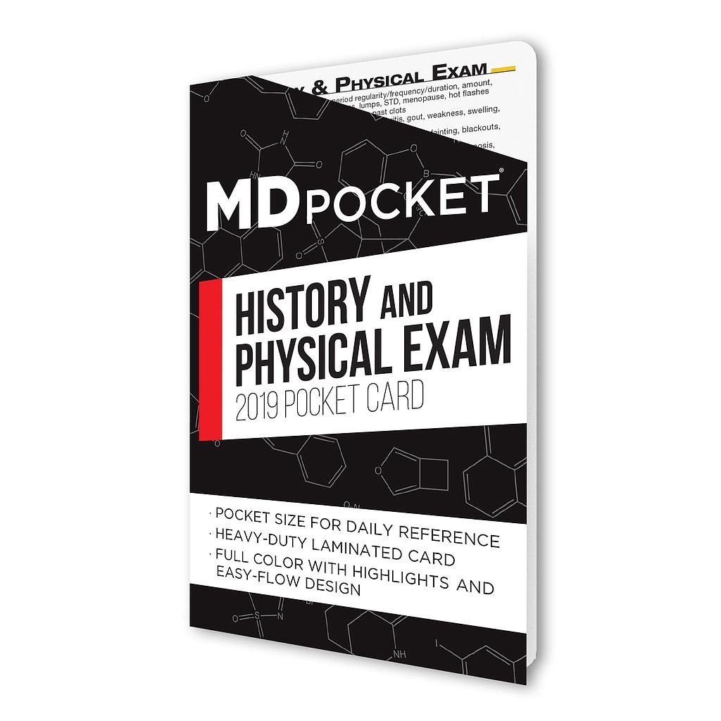 History &amp; Physical Exam Card