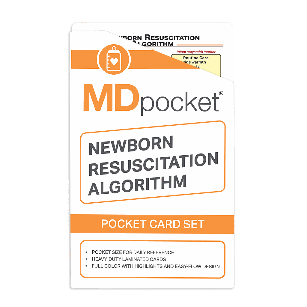 Newborn Resuscitation Algorithm Card