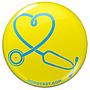 Stethoscope Heart Button